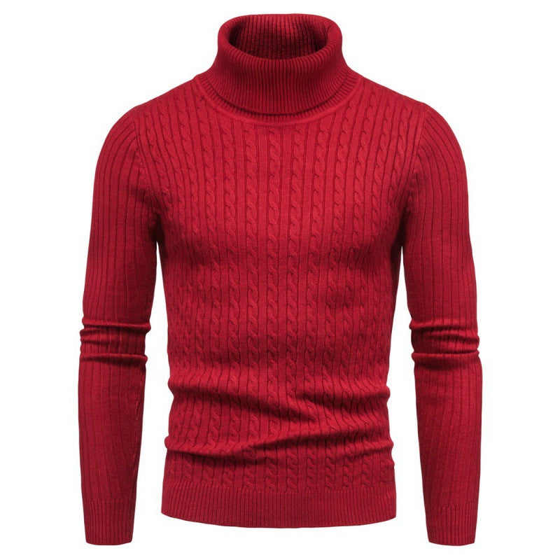Herren Rollkragenpullover mit Zopfmuster Krohn-e