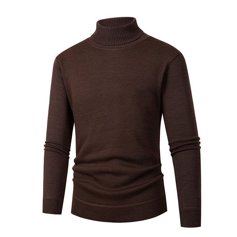 Herren eleganter Rollkragenpullover aus hochwertigem Material Krohn-e