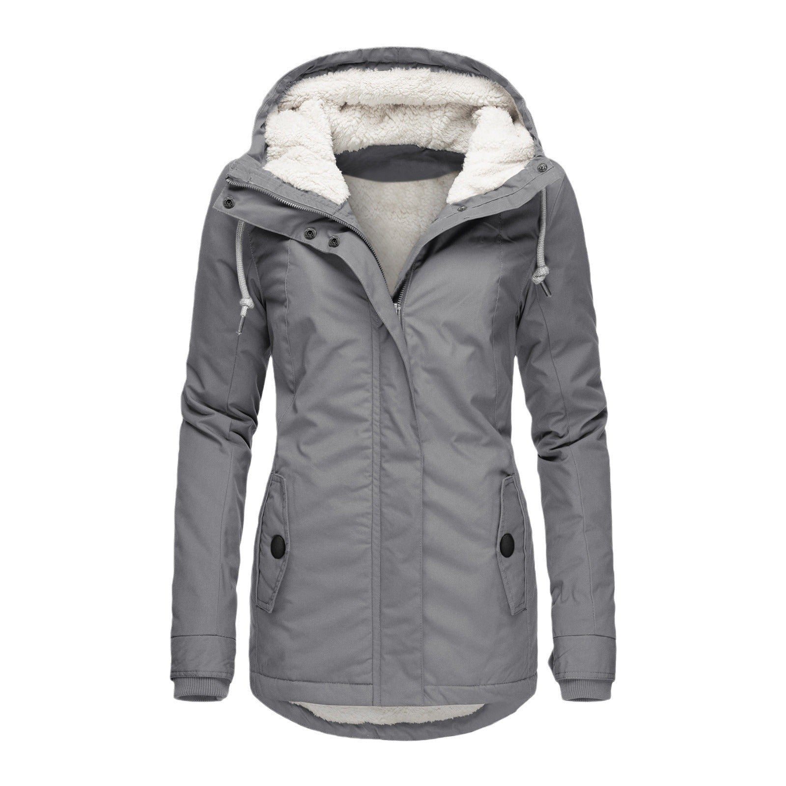 Damen warme Outdoor-Jacke mit kuscheligem Futter Krohn-e