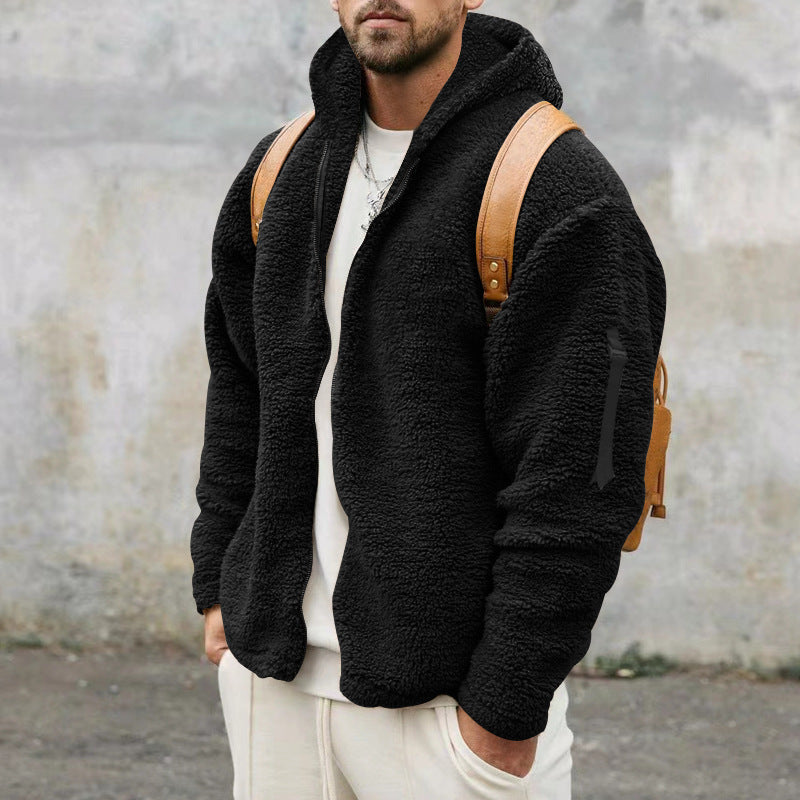 Herren Kuschelige Fleecejacke mit praktischen Taschen Krohn-e