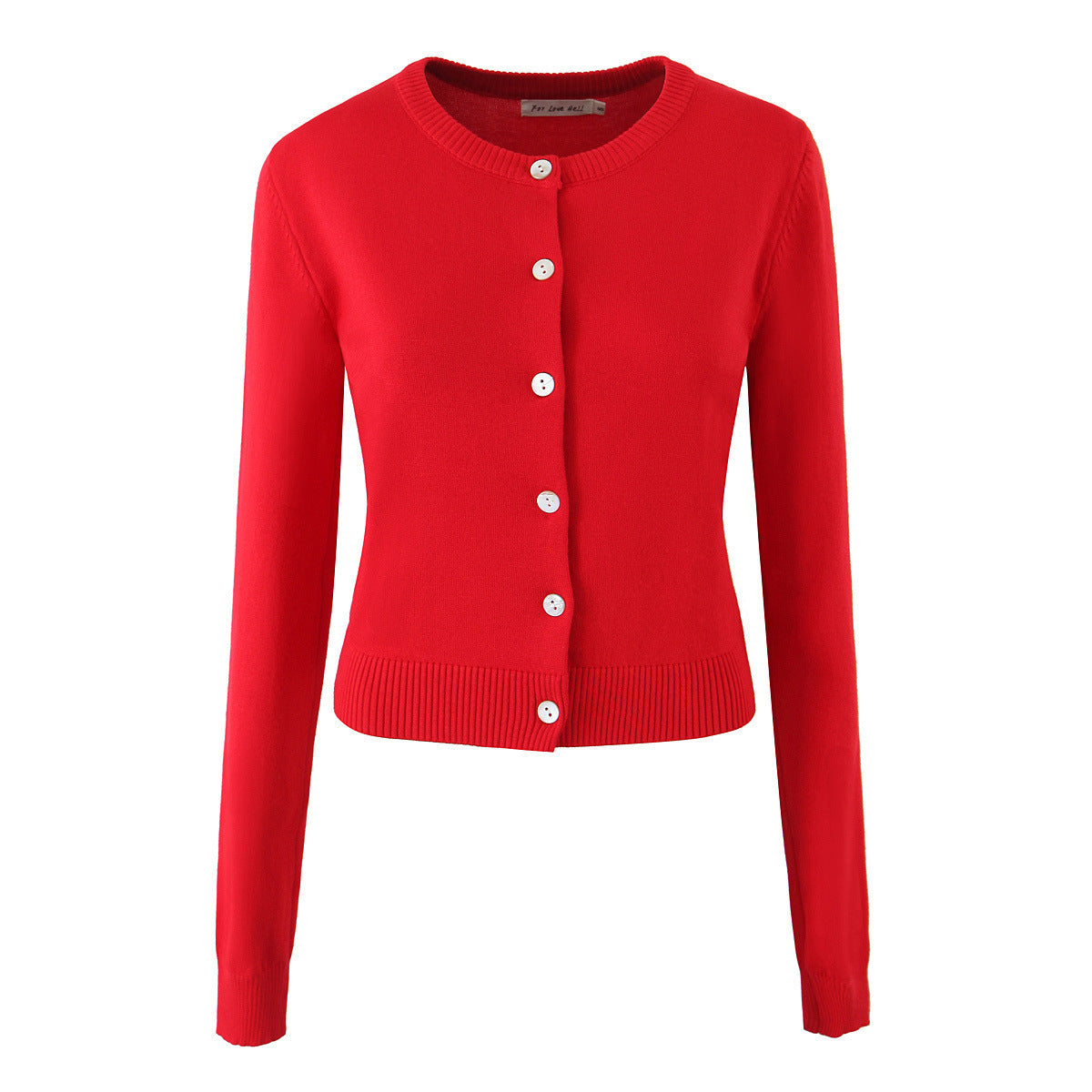 Damen Strickjacke mit eleganten Knöpfen und figurfreundlichem Schnitt Krohn-e