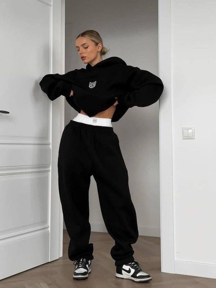 Damen Oversized Hoodie mit lässigen Hosen Krohn-e
