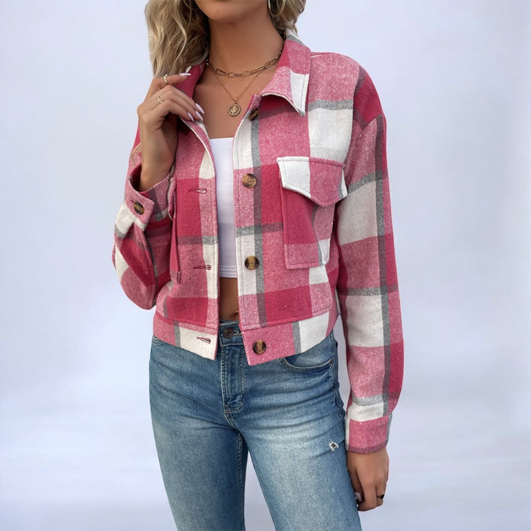 Krohn-e | Modische Karo Jacke