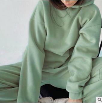 Damen lässiger Kapuzenpullover und Jogginghose Set Krohn-e