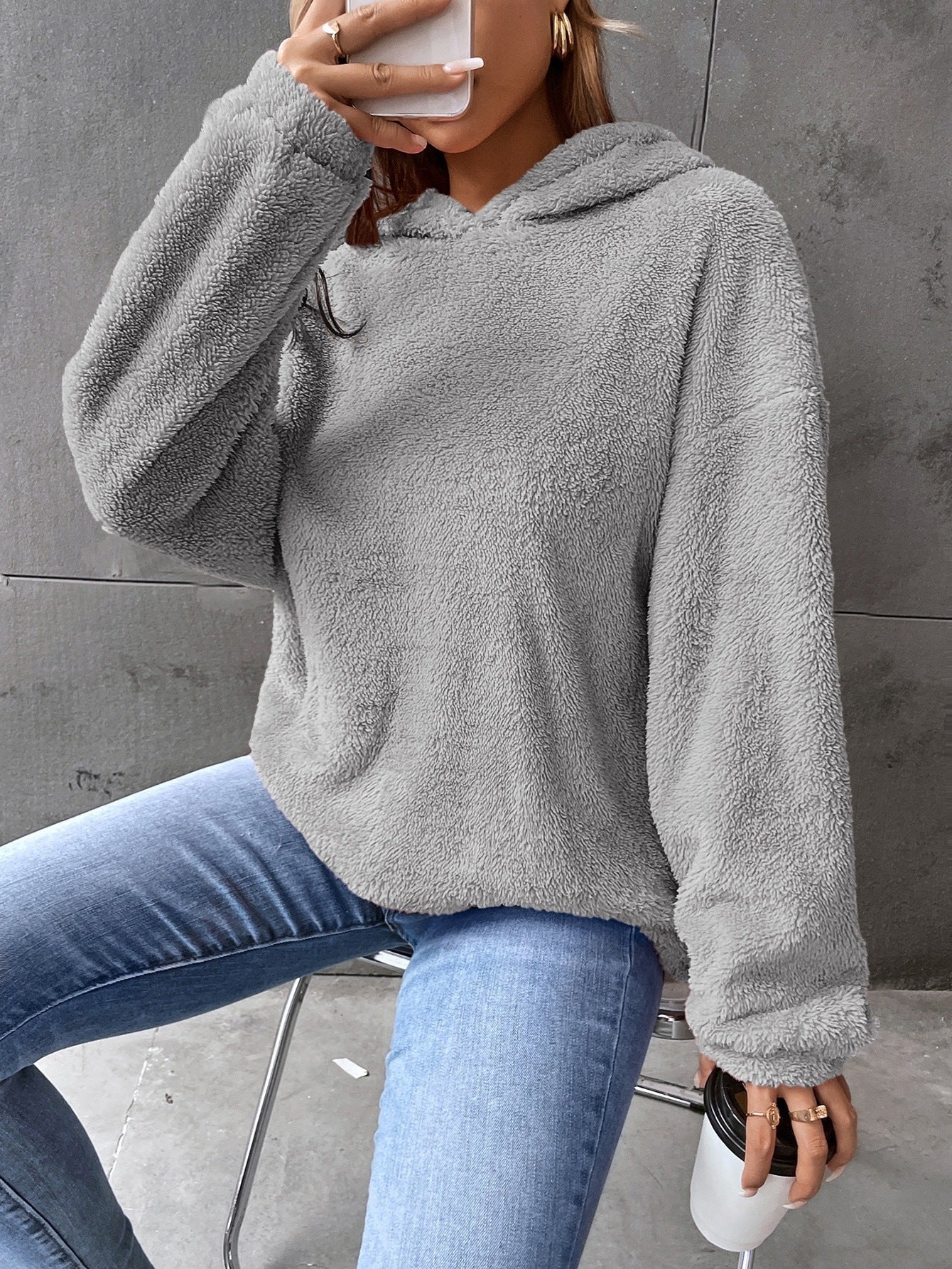 Krohn-e | Kapuzen Sweatshirt Fleece