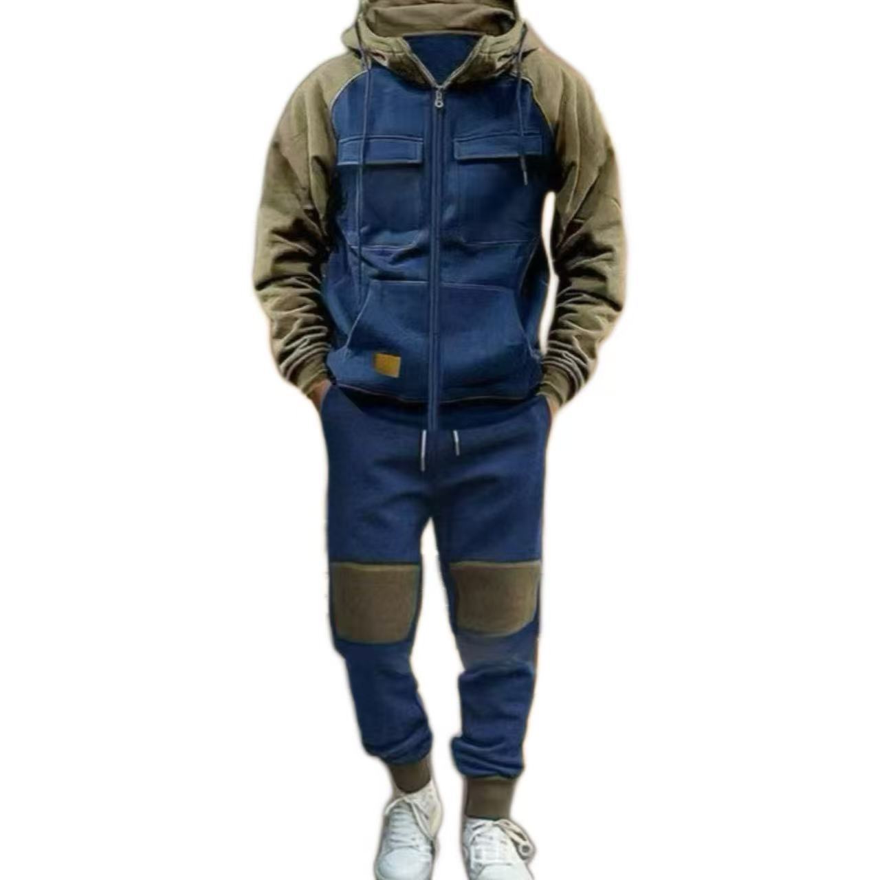 Herren funktionaler Freizeitanzug mit praktischen Taschen Krohn-e
