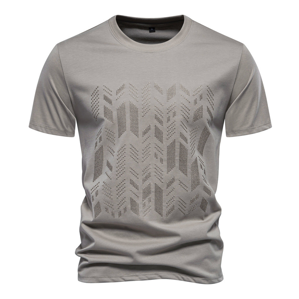 Herren T-Shirt mit innovativem Strukturdesign Krohn-e