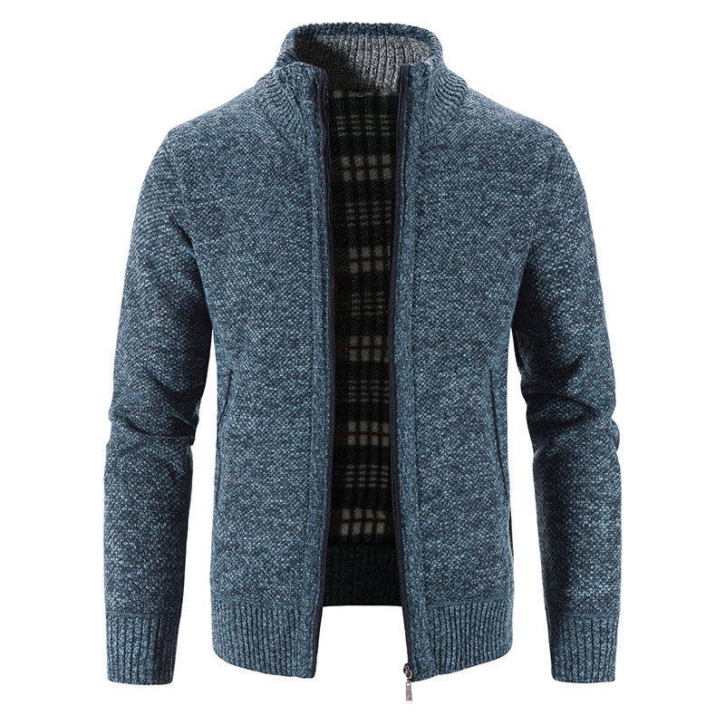 Herren Strickjacke mit innovativem wärmeisolierendem Innenfutter Krohn-e