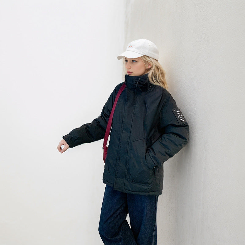 Damen isolierte Funktionsjacke mit hohem Kragen und strategischen Taschen Krohn-e