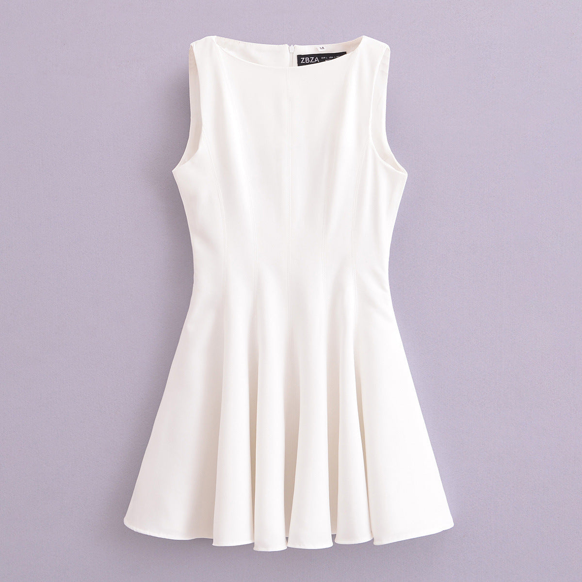 Elegantes Falten-Midi-Sommerkleid von Fudus