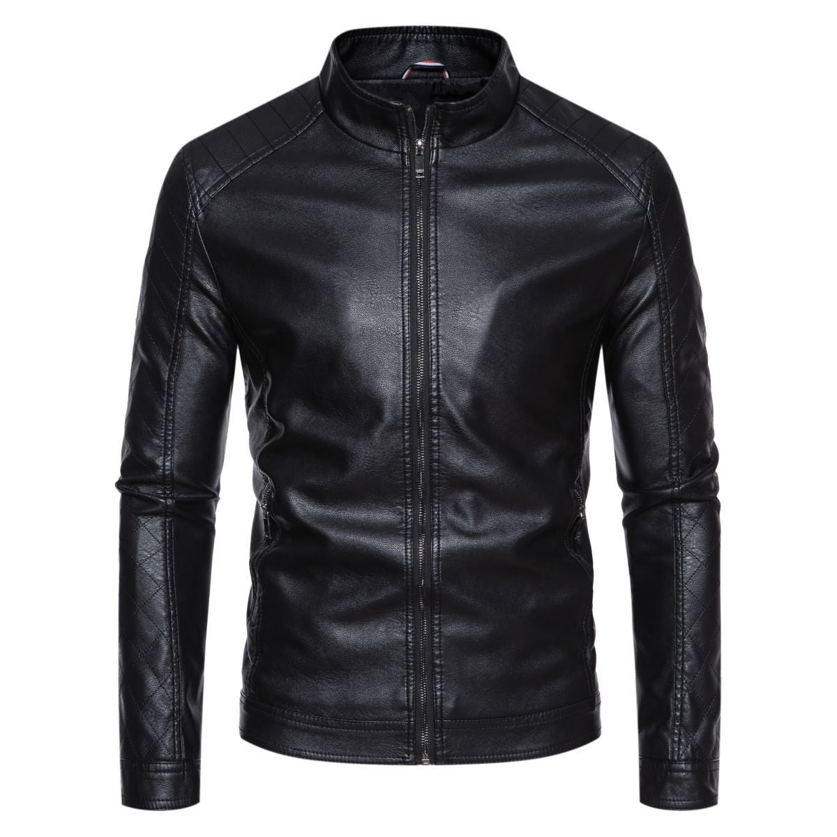 Herren jacke mit modernem Stehkragen und stylischem Steppmuster Krohn-e