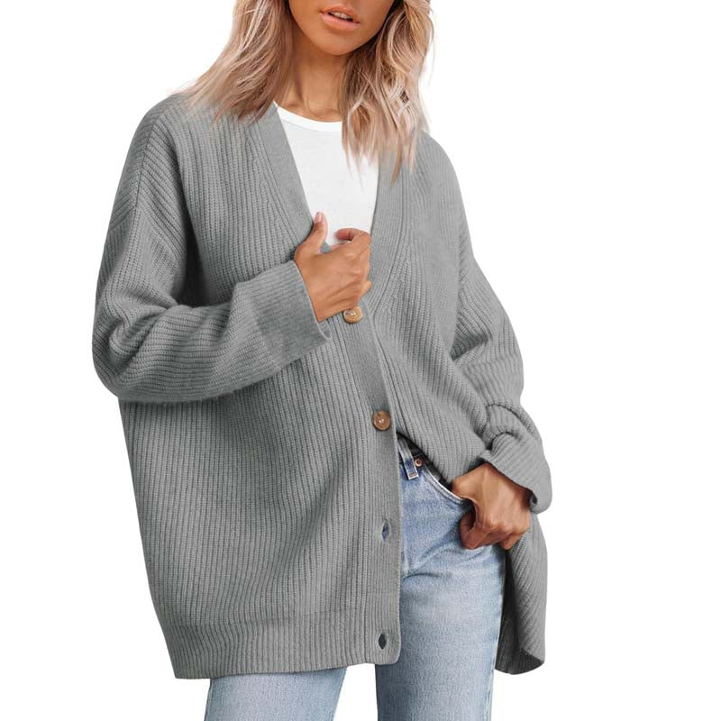 Krohn-e | Klassische Strick-Strickjacke für Alltag