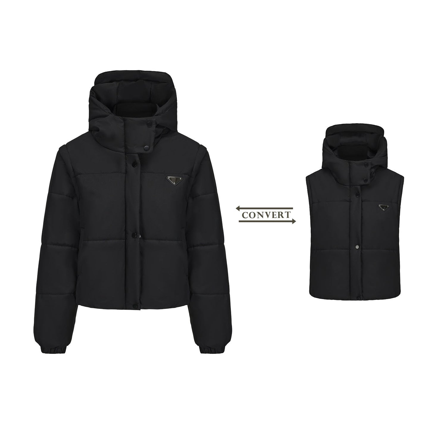 Damen wandelbare Steppjacke Krohn-e