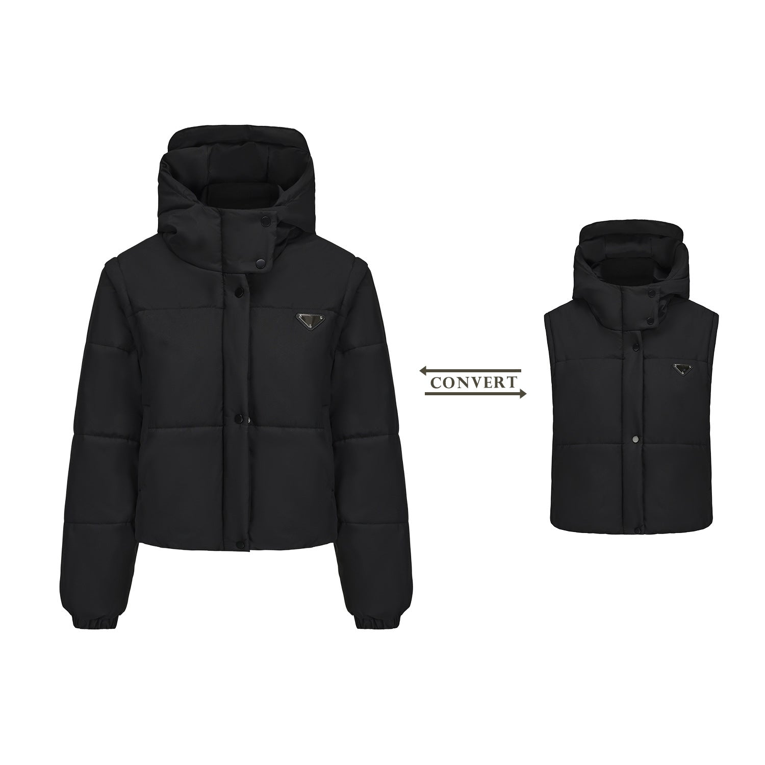 Damen wandelbare Steppjacke Krohn-e