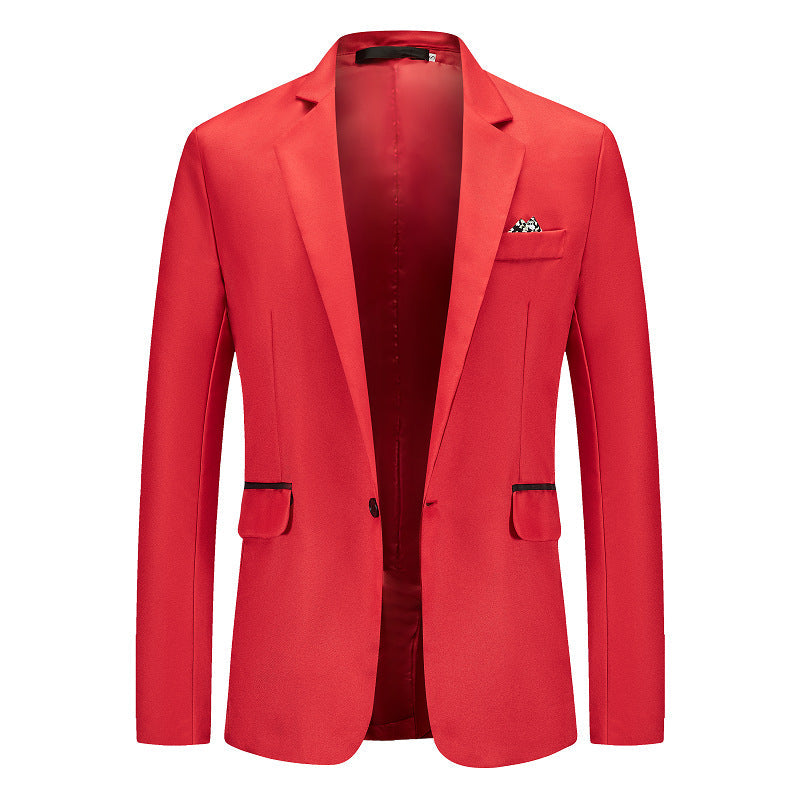 Herren Eleganter Anzugblazer mit feiner Struktur und modernem Schnitt Krohn-e