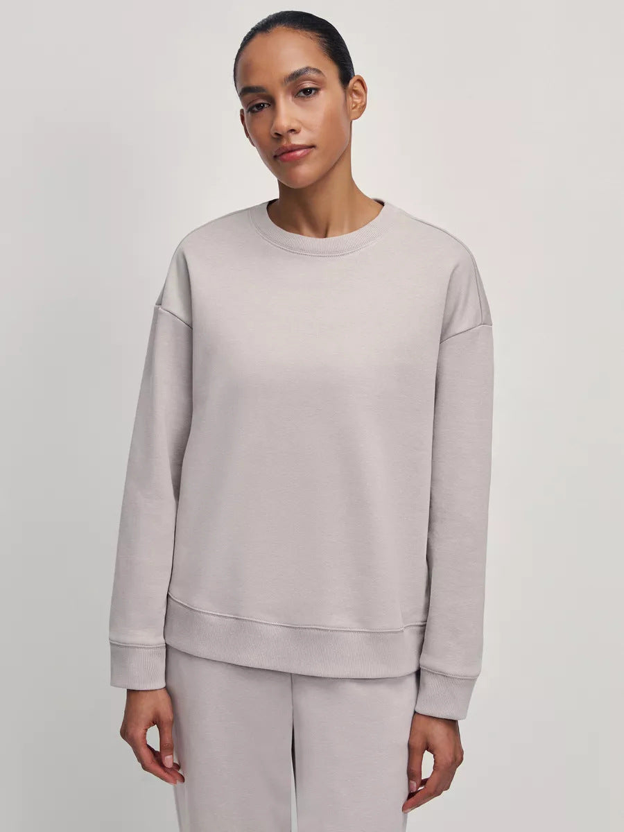 Damen Bequemer Oversized Sweatpullover mit lässigem Schnitt Krohn-e