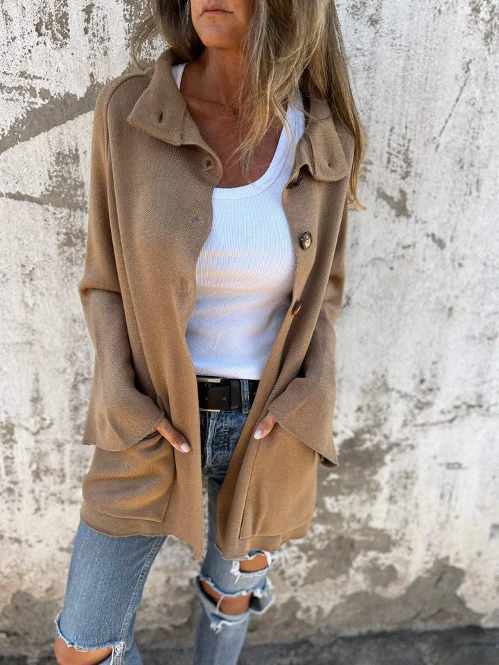Damen Lässiger Oversized Cardigan Krohn-e