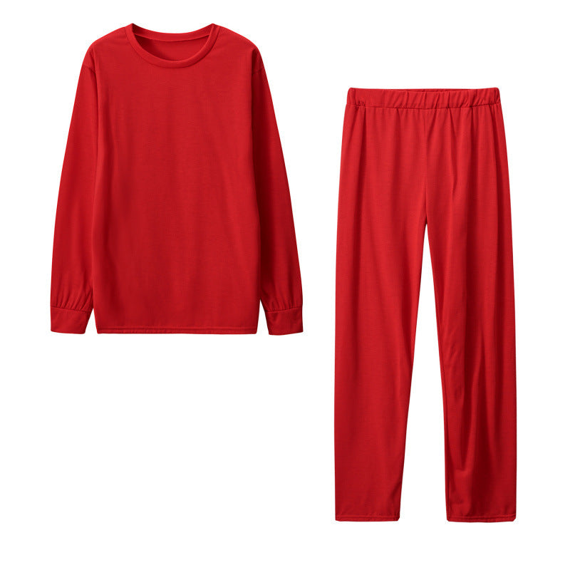 Damen Langarm Schlafanzug Set mit elastischen Hosen Krohn-e