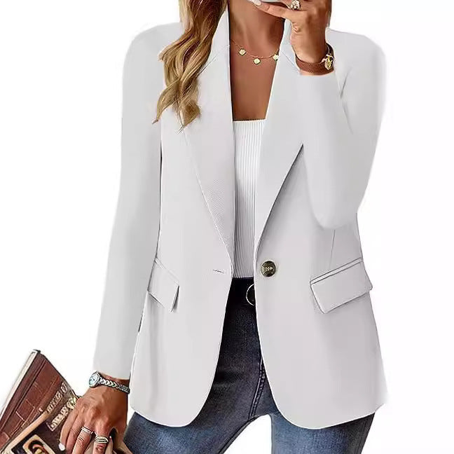 Damen Eleganter Blazer mit strukturiertem Design und praktischen Taschen Krohn-e
