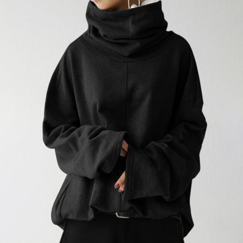 Krohn-e | Trendiger einfarbiger Rollkragenpullover