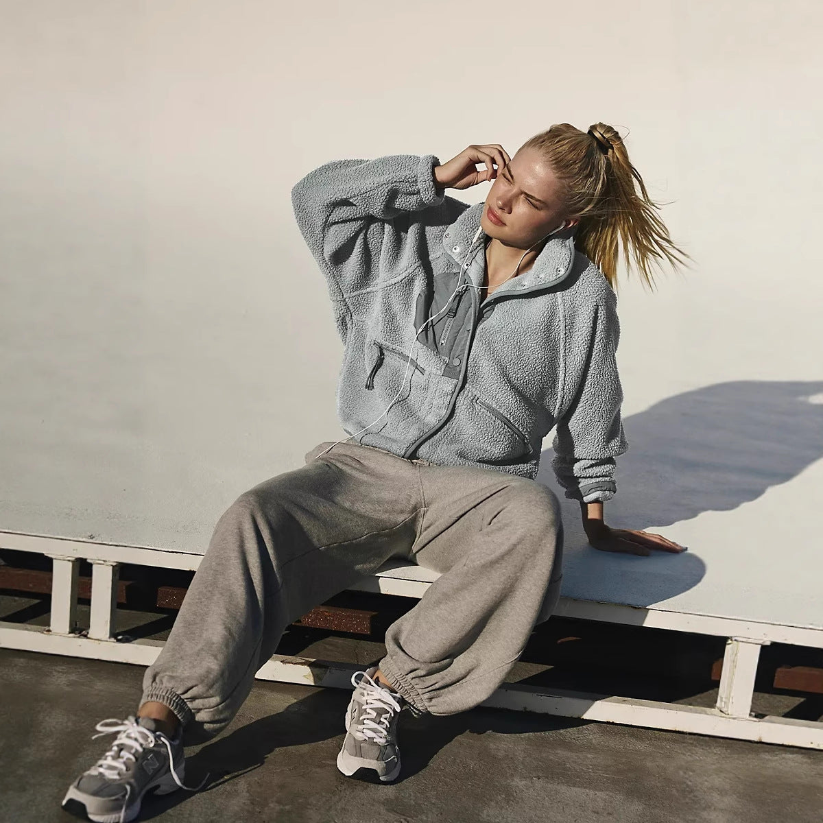 Damen elegante und gemütliche Fleecejacke Krohn-e