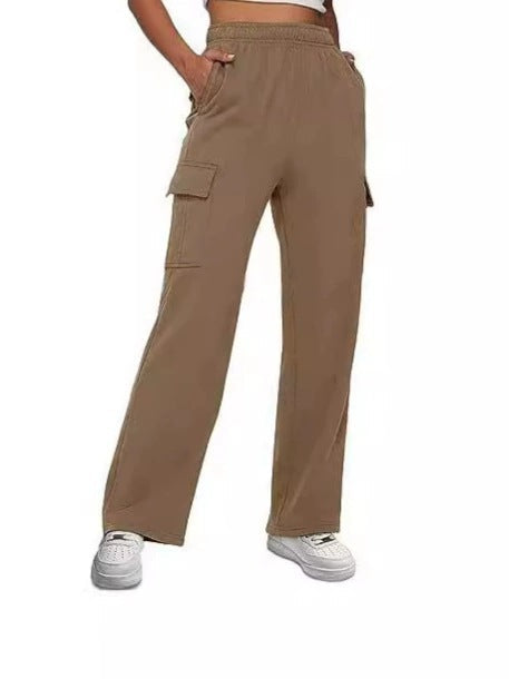 Damen Cargo-Hose mit weitem Bein und praktischen Seitentaschen Krohn-e