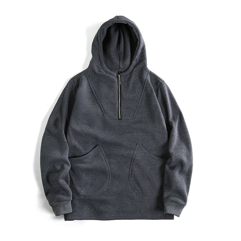 Herren Kapuzenpullover mit innovativem Reißverschluss und komfortabler Passform Krohn-e