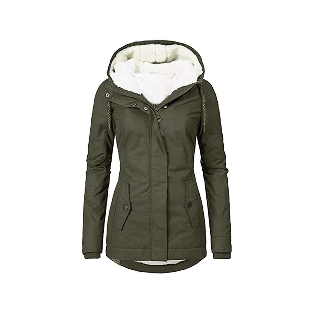 Damen warme Outdoor-Jacke mit kuscheligem Futter Krohn-e