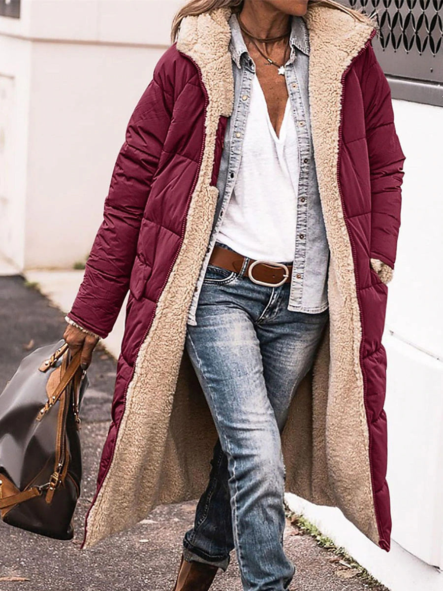Damen Teddy-Parka mit besonders weichem Innenfutter und figurbetontem Design Krohn-e