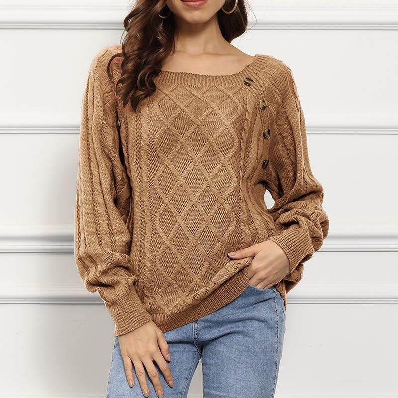 Krohn-e | Zopfmuster Pullover mit Strukturmuster