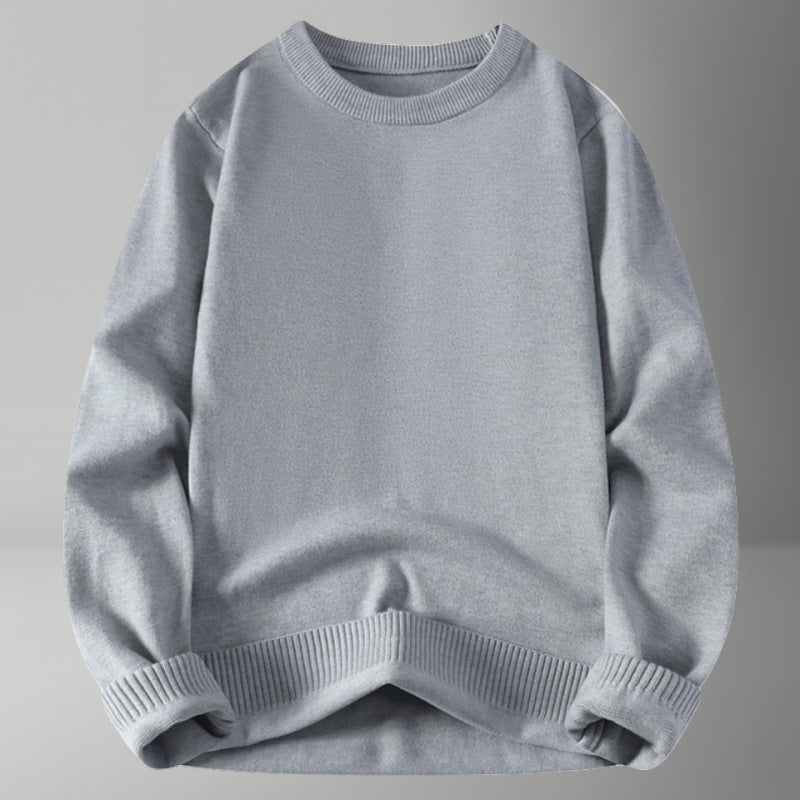 Damen bequemer und eleganter Rundhalsausschnitt Pullover Krohn-e