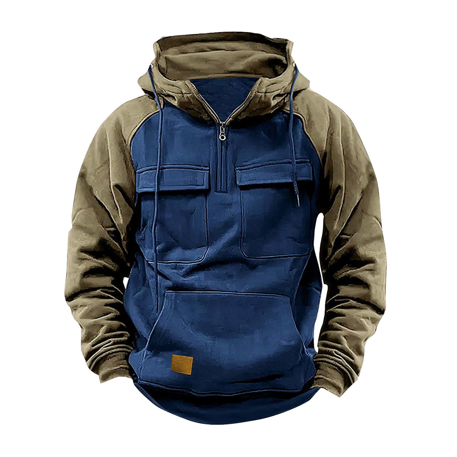 Herren funktionale Kapuzenjacke mit praktischen Taschen Krohn-e
