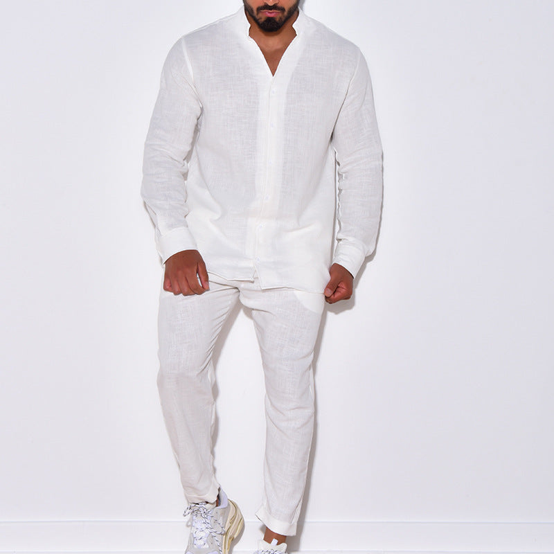 Herren Leinenanzug mit modernem Schnitt und lässigem Look Krohn-e