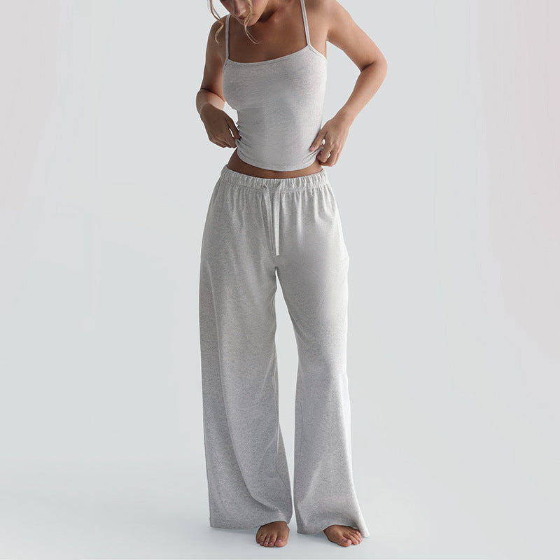 Damen Legere Lounge-Hose und Top Set Krohn-e