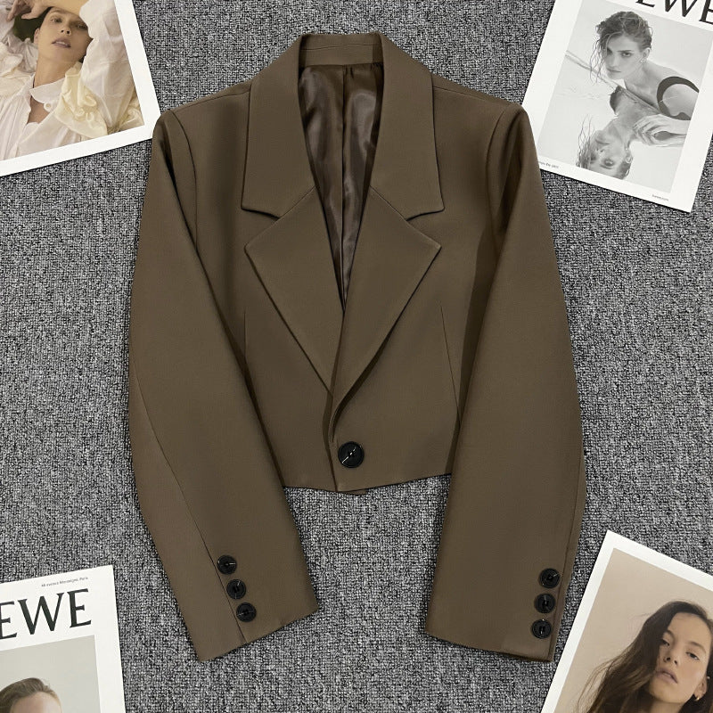 Damen Blazerjacke mit tailliertem Schnitt und elegantem Revers Krohn-e