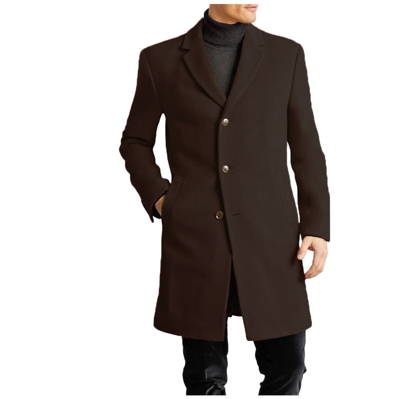 Herren elegante Wollmantel Krohn-e