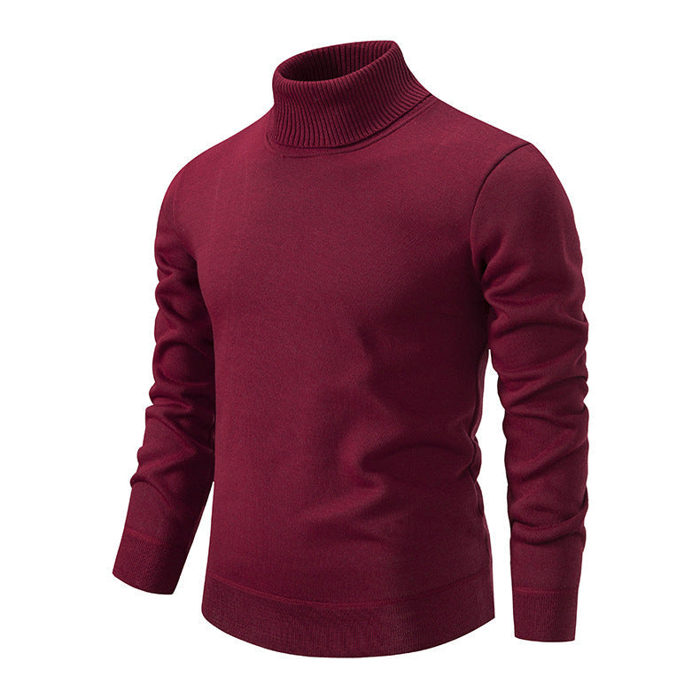 Herren Rollkragenpullover aus weichem Strick mit strukturiertem Design Krohn-e