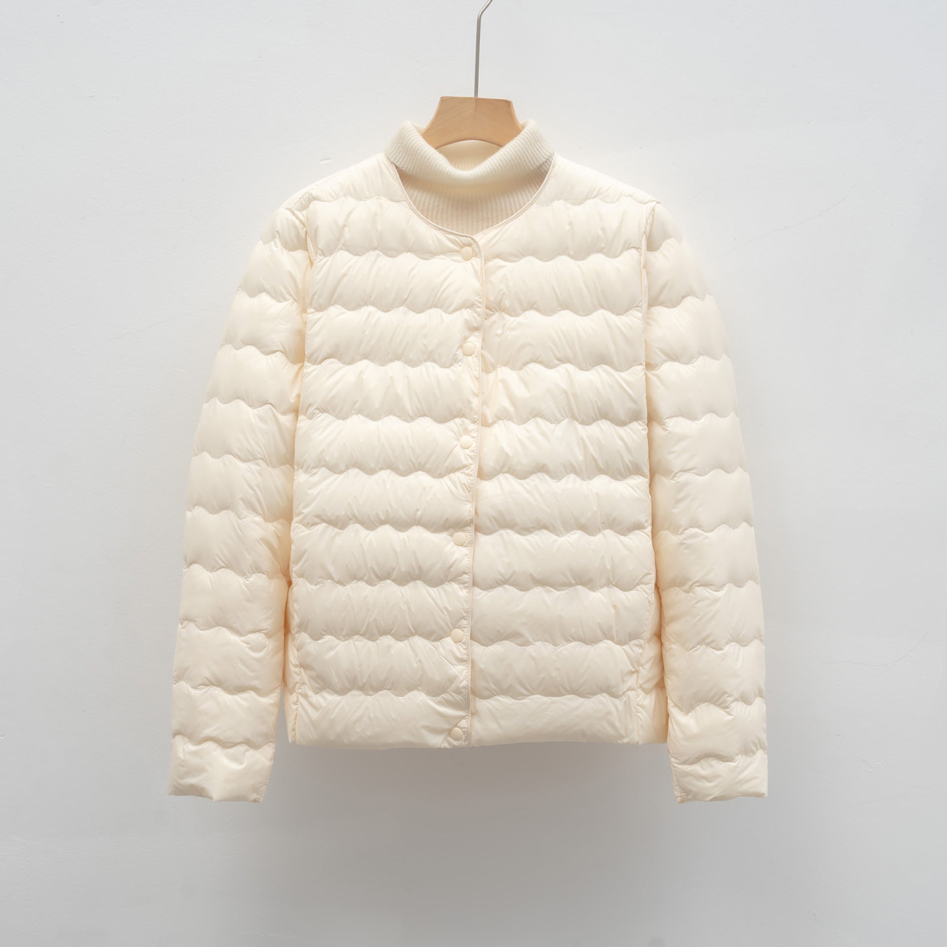 Damen Leichte gesteppte Jacke mit hochgeschlossenem Kragen und elastischen Bündchen Krohn-e