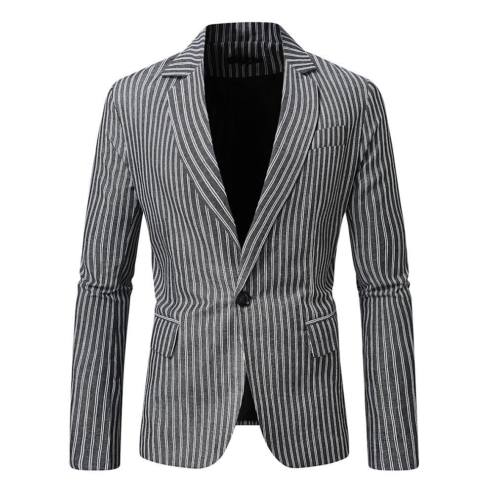 Herren eleganter Blazer mit feinen Streifen Krohn-e