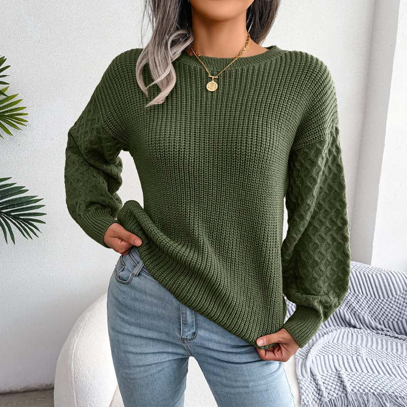 Krohn-e | Einfarbige Strickpullover