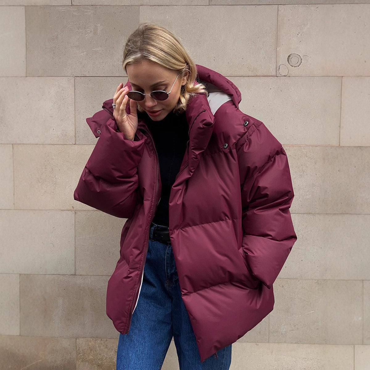Damen Übergroße Daunenjacke Krohn-e