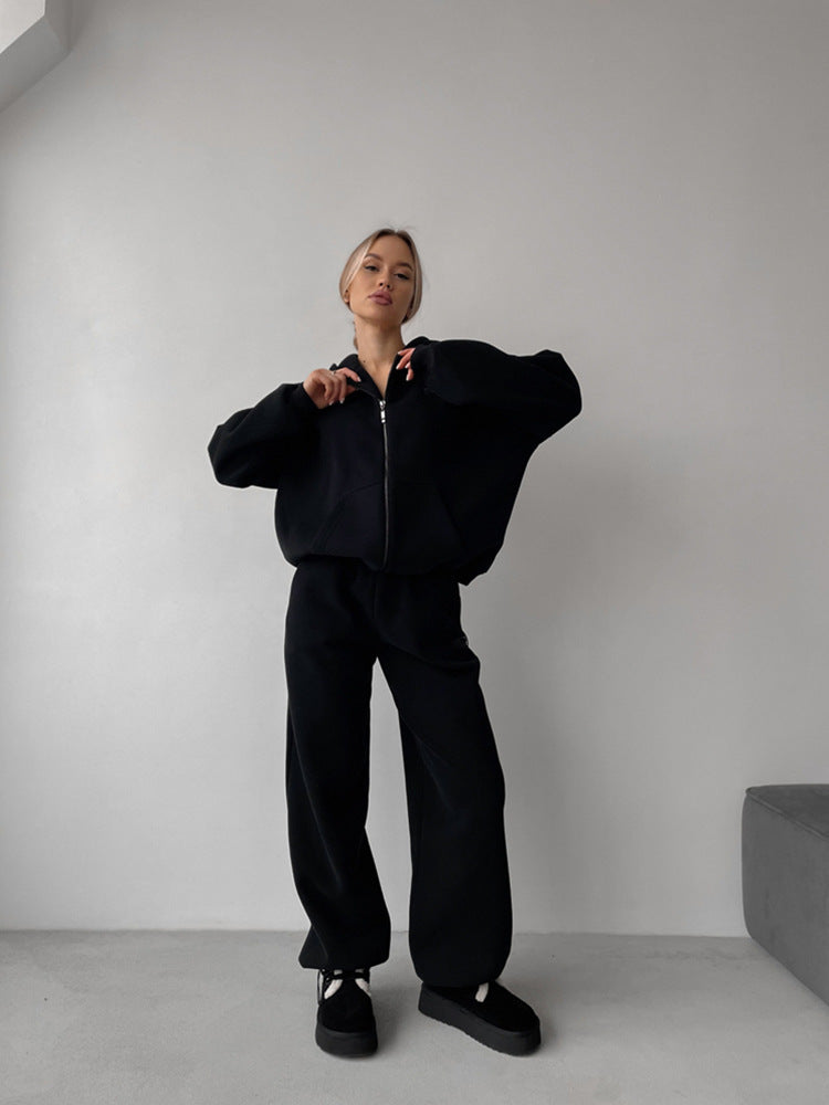 Damen lässiges Hoodie- und Jogginghose-Set Krohn-e