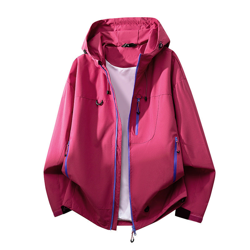 Damen technische Outdoorjacke mit multifunktionalen Taschen und verstellbarem Kapuzensystem Krohn-e