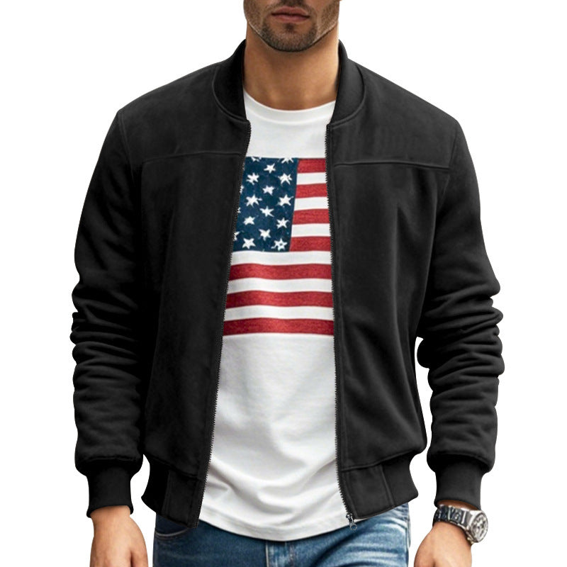 Herren Bomberjacke mit modernem Schnitt und praktischen Taschen Krohn-e