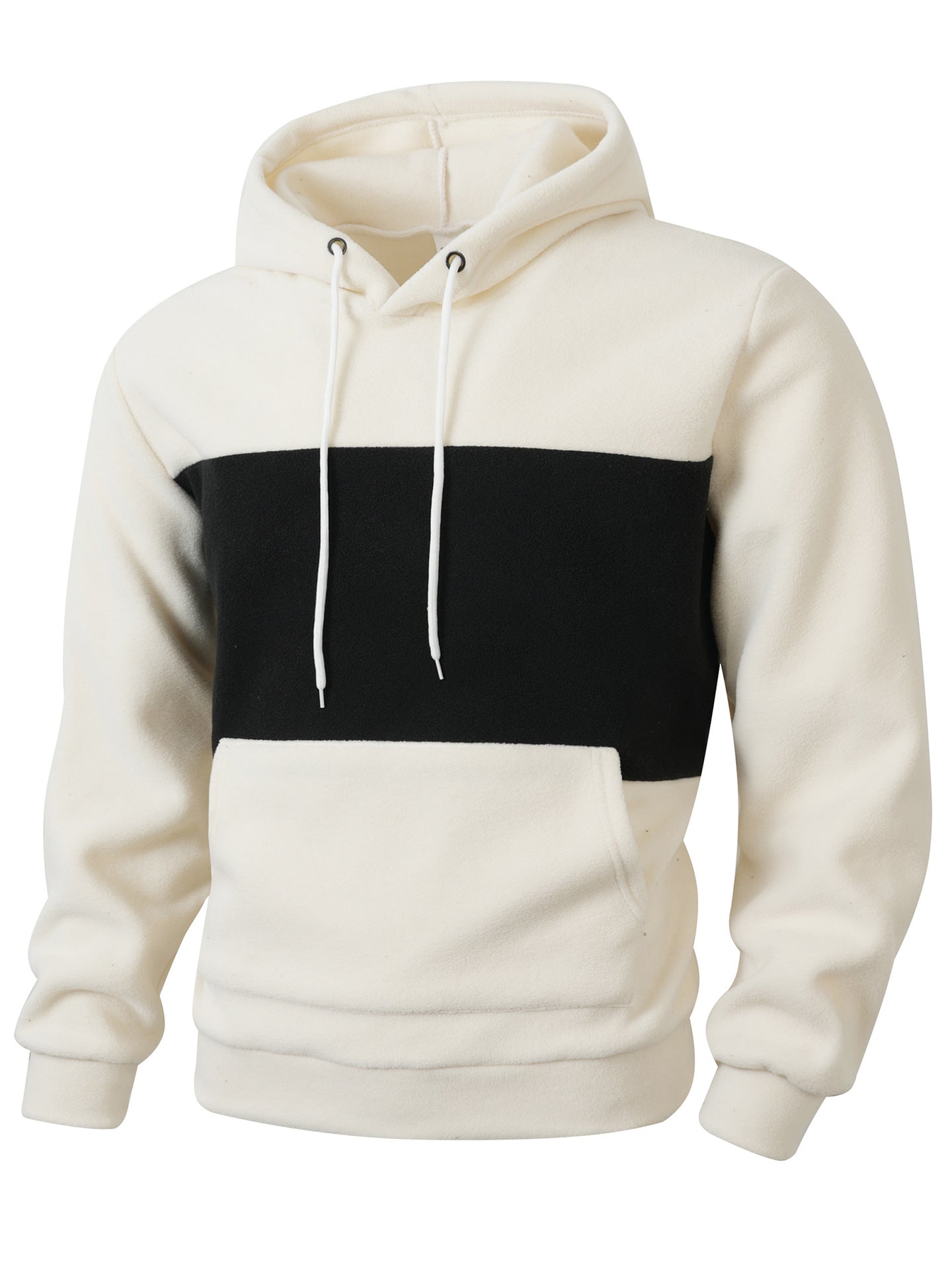 Herren Fleece-Hoodie mit innovativem Design Krohn-e