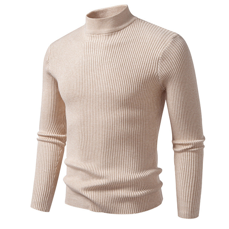 Herren Hochwertiger Rollkragenpullover aus Rippenstrick Krohn-e