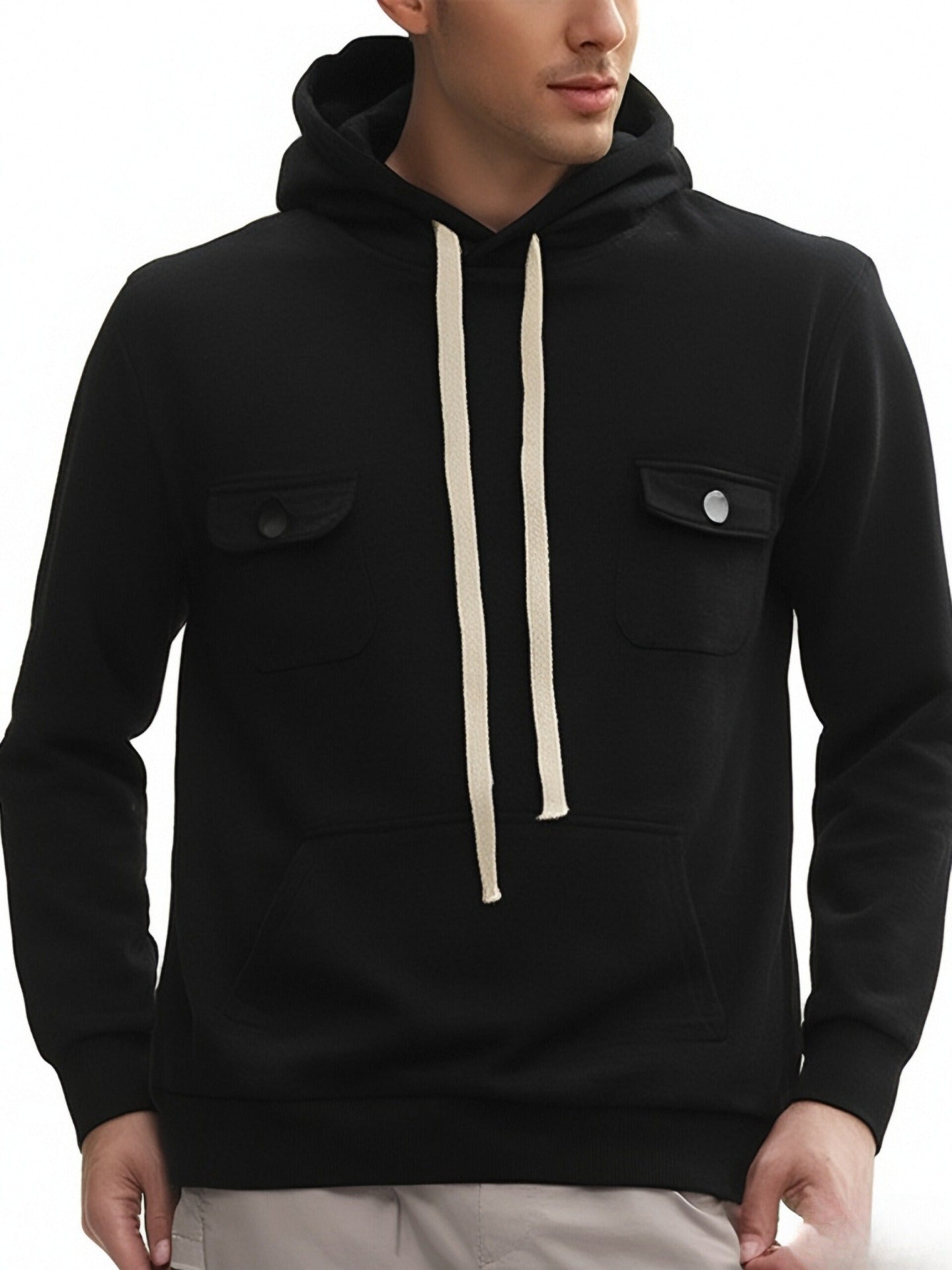 Herren Kapuzenpullover mit praktischen Taschen und modernem Design Krohn-e