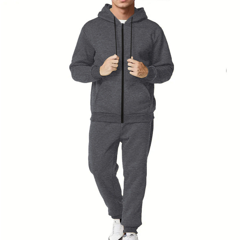 Herren Sportliches Komplett-Set mit Kapuzenjacke und Jogginghose Krohn-e