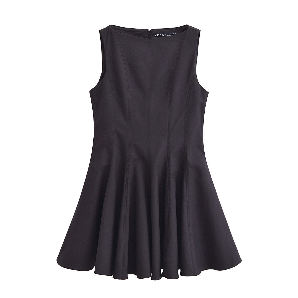 Elegantes Falten-Midi-Sommerkleid von Fudus