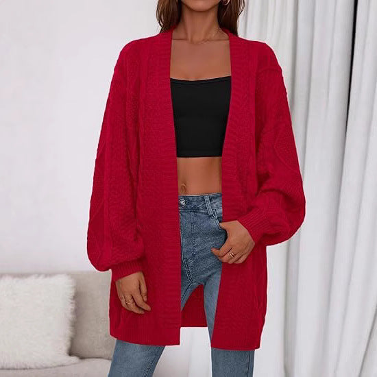 Damen Großer, gestrickter Cardigan Krohn-e